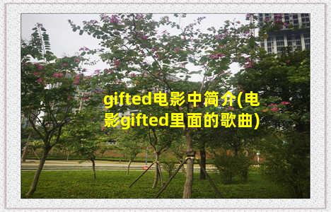 gifted电影中简介(电影gifted里面的歌曲)